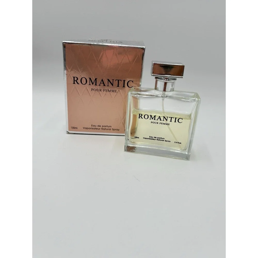 Romantic Pour Femme Eau De Parfum 3.4 Oz 100ml Partial Bottle With Box‎ Used
